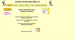 Desktop Screenshot of judokan-schkeuditz.de